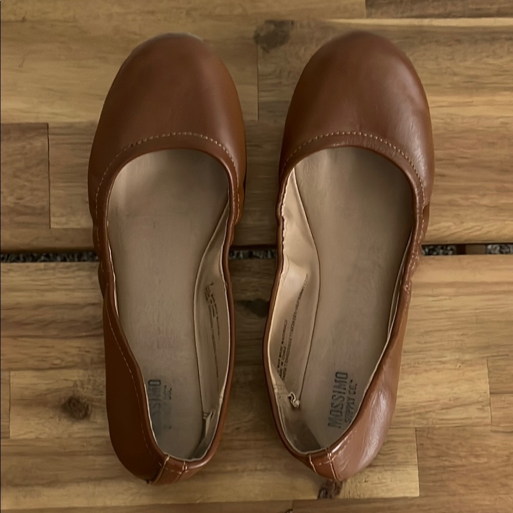 Target Mossimo brown ballet flats size 7